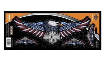 Harley-Davidson Bar & Shield Eagle Premium Rear Window Decals - 6 x 16 in.