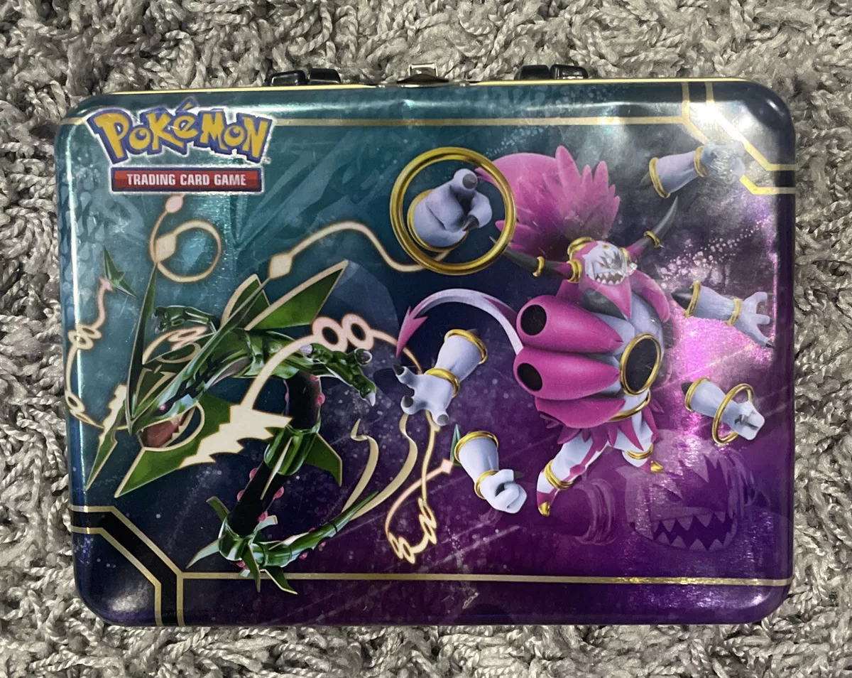 Pokemon Shiny Rayquaza EX Box with 1 Hoopa and Pikachu Mini Binder