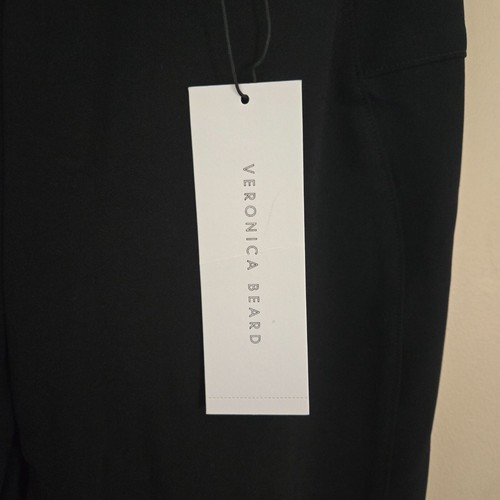 Veronica Beard NWT Zip Back Scuba Pants Black Size 4 - Picture 9 of 12