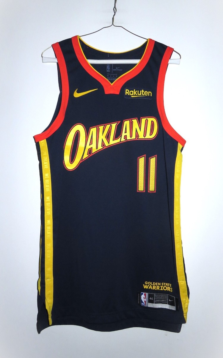 Authentic Nike Golden State Warriors Oakland City Edition Klay