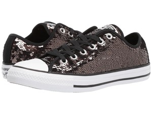 black sequin converse shoes