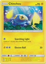 Chinchou - 49/149 - Common - Pokemon Sun and Moon Base set