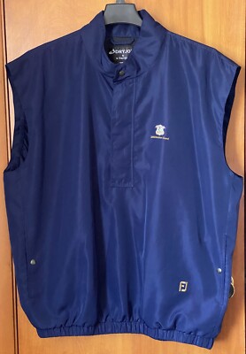 FootJoy Windshirt Vest Navy FootJoy Ripstop Navy Sz XL