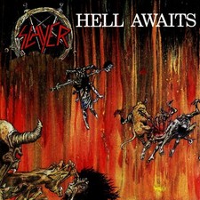 SLAYER Hell Awaits BANNER HUGE 4X4 Ft Fabric Poster Tapestry Flag album cover