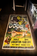 THE STRANGE DOOR Boris Karloff Us 3 Sheet Vintage Movie Poster Original 1951