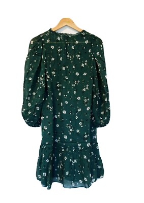 BNWT COUNTRY ROAD Mini Dress Size 8 10 12, XS S M, Green Puff Sleeve Dress  LINED | eBay Australia