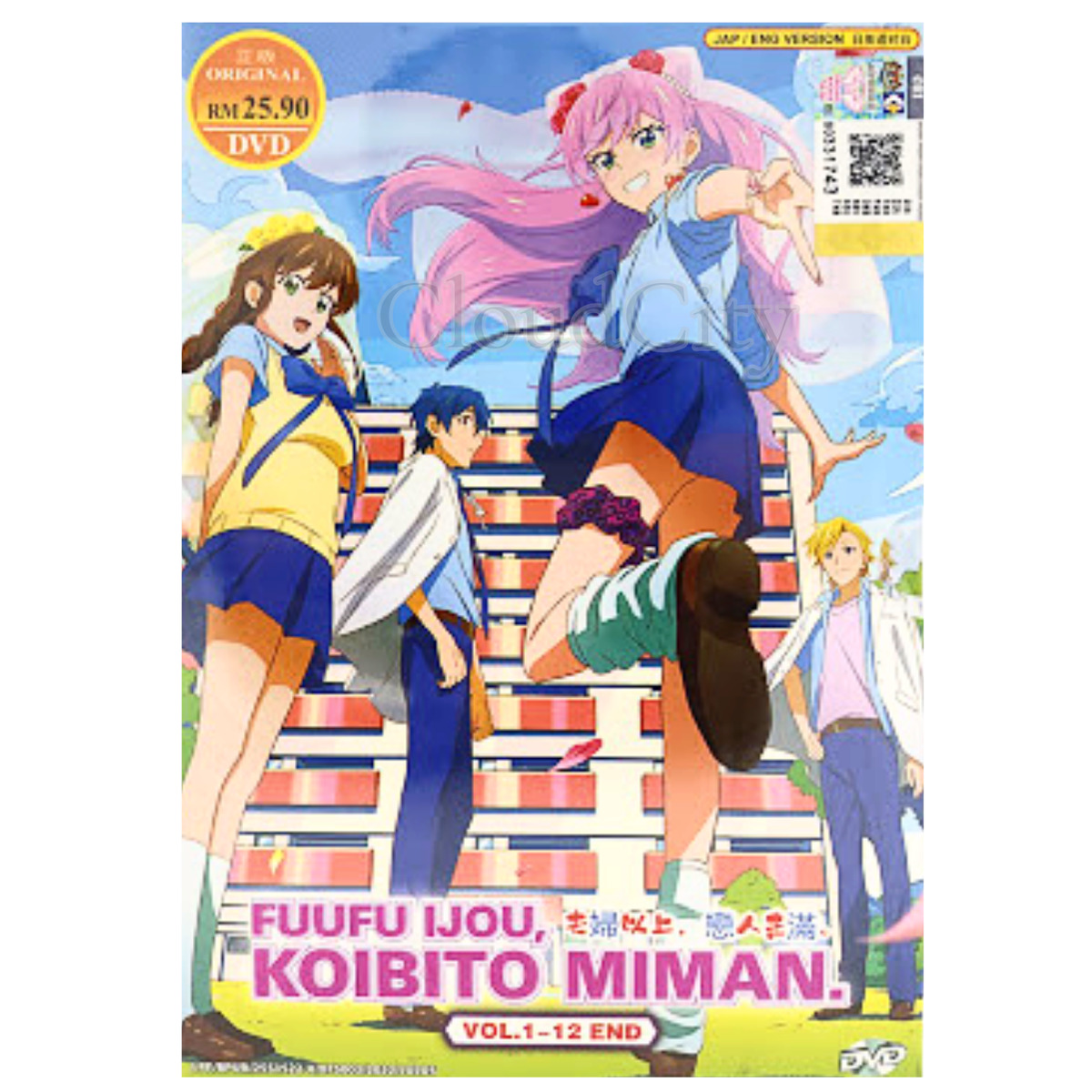 FUUFU IJOU, KOIBITO MIMAN. VOL.1-12 END ANIME DVD ENGLISH DUBBED REGION ALL