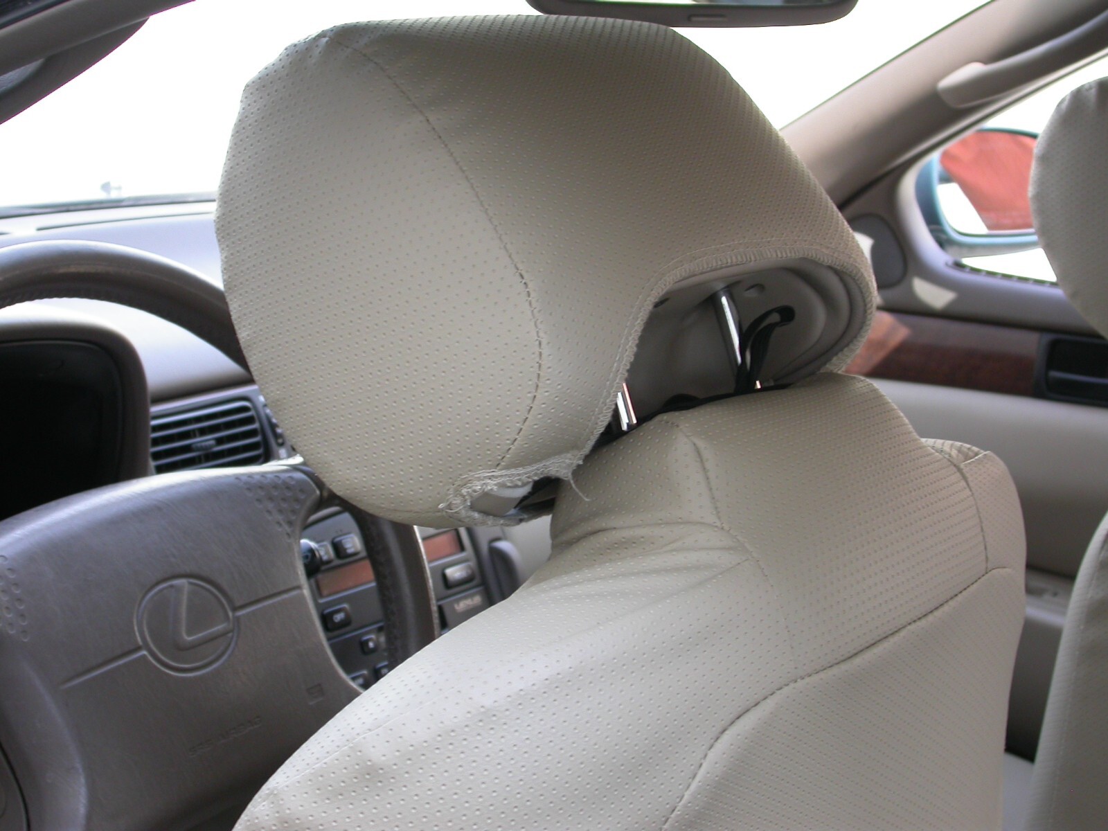 FOR LEXUS SC300 SC400 199298 IGGEE S.LEATHER CUSTOM MADE SEAT COVERS