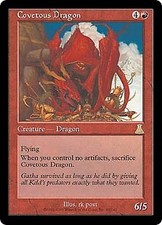Covetous Dragon X (1) Urza's Destiny MTG Excellent up to Near Mint 4RCards
