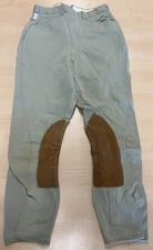 Tailored Sportsman Tan Equestrian Horse Riding Side Zip Breeches Size 28