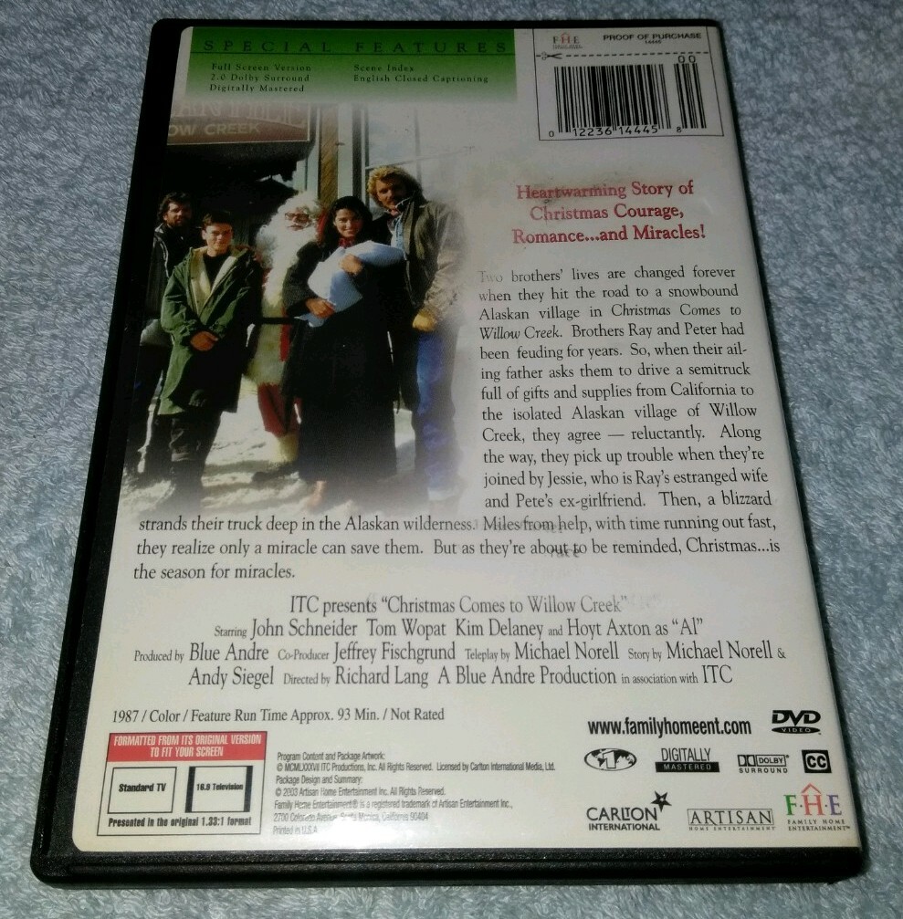 Christmas Comes to Willow Creek DVD RARE 12236144458 eBay