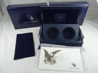 2012 American Silver Eagle Two Coin Proof Set Empty Box w/ CoA No Coins