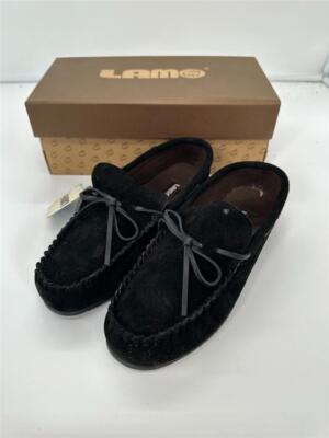 LAMO Mens Slippers Aiden Moccasin Standard Fit Colours UK Sizes to 10  Lining UK