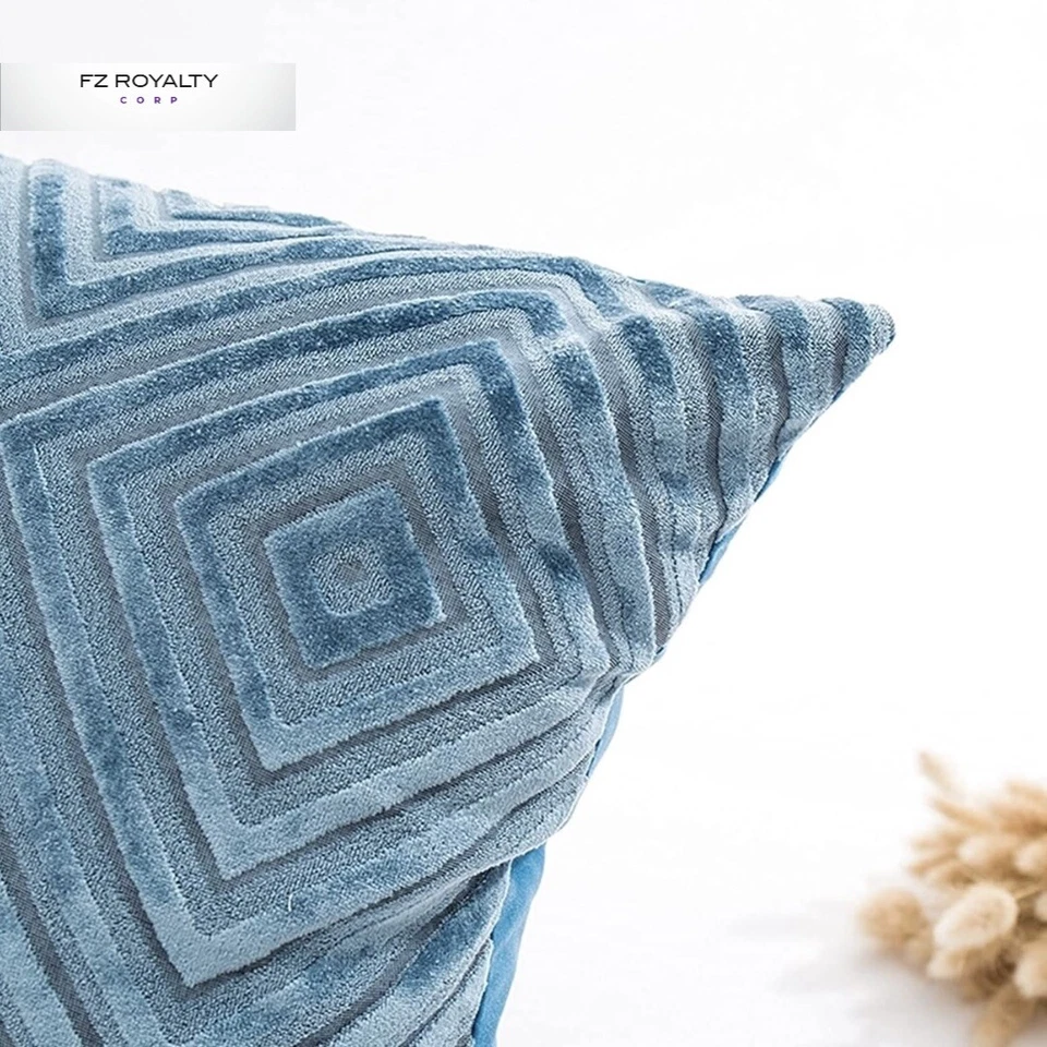 Juego De 2 Funda Almohadas Decorativas 18x18 Foto 4 de 4