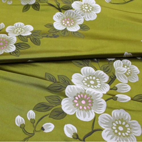 Embroidered Flower Fabric Jacquard Satin Brocade DIY Dress Sold By Meter - Picture 13 of 29