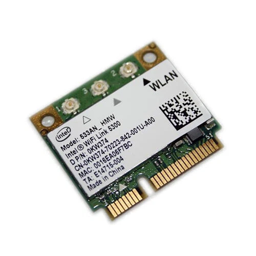 DELL Intel WiFi Link 5300 Dual Band 802.11ABGN Mini Card 533AN_HMW