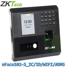 ID/IC/WIFI/ADMS ZKTeco nFace102-S  Fingerprint Time Attendance Security System