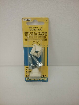 #ad 45969 Dorman License Tite Kit 1 4quot; Washer Head $7.10