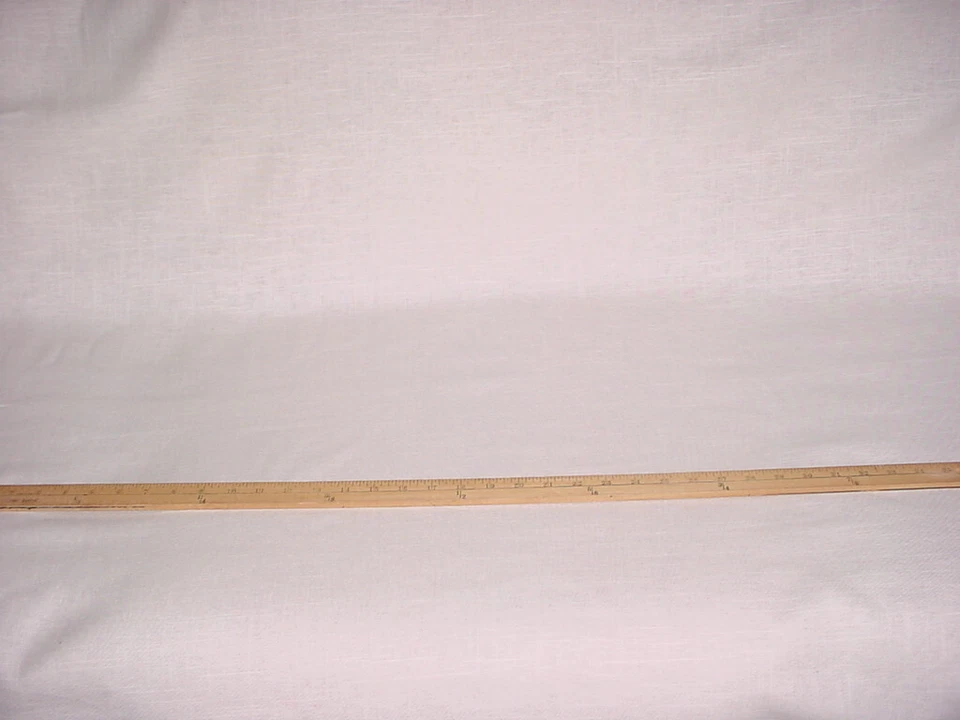 3-3/4Y Ralph Lauren LCF65827F Heirloom Linen White Drapery Upholstery Fabric - Image 2 of 4