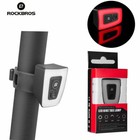 ROCKBROS Bike Smart Light Night Warn Mini TailLight Square USB LED Recharge 20LM