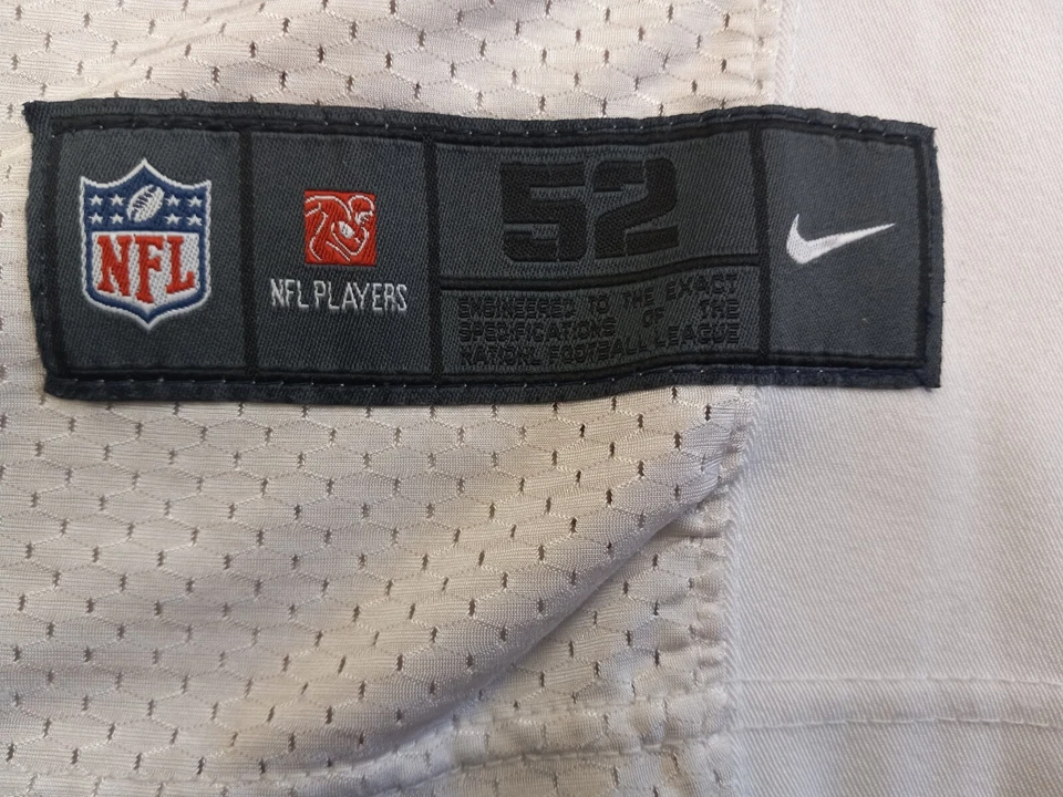 Футболка мужская NFL Kansas City Chiefs размер 52 Dwayne Bowe No82 футбольная белая AFC - Изображение 4 из 4