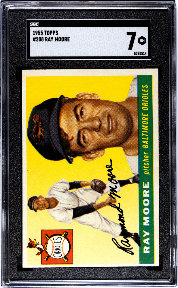 1955 Topps Ray Moore #208 SGC 7