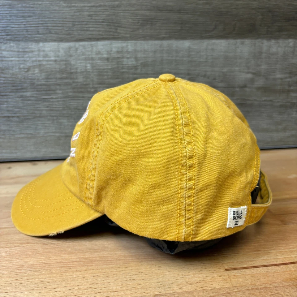 Billabong Hat Cap Strap Back Womens One Size Yellow Surfing Forever On Vacation - Image 4 of 4