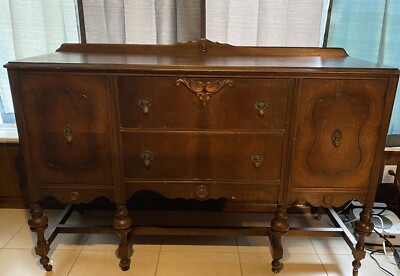 antique buffet cabinet