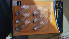 Kingman Night Light Warm White Replacement Bulbs (6 per Pack),      15W  120V