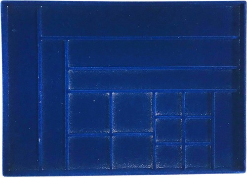 Alu-Großer-Münzkoffer-Diamant Look-&-münztableaus IN Blu Rosso Scuro - Foto 160 di 171