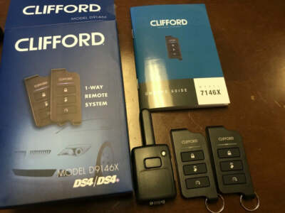 NEW CLIFFORD D9146X (C) 1 WAY REMOTE SYSTEM 4BTN DS4/4+ DS4 RF KIT 1/4 MILE