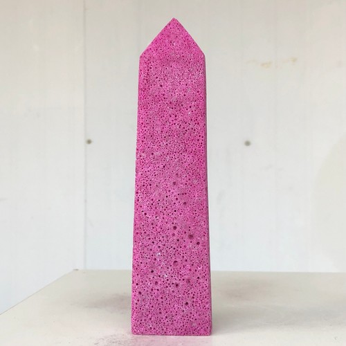 432g Natural Red Corundum Mineral Spirits Ruby Wand Point Quartz Crystal W669 - Picture 14 of 16