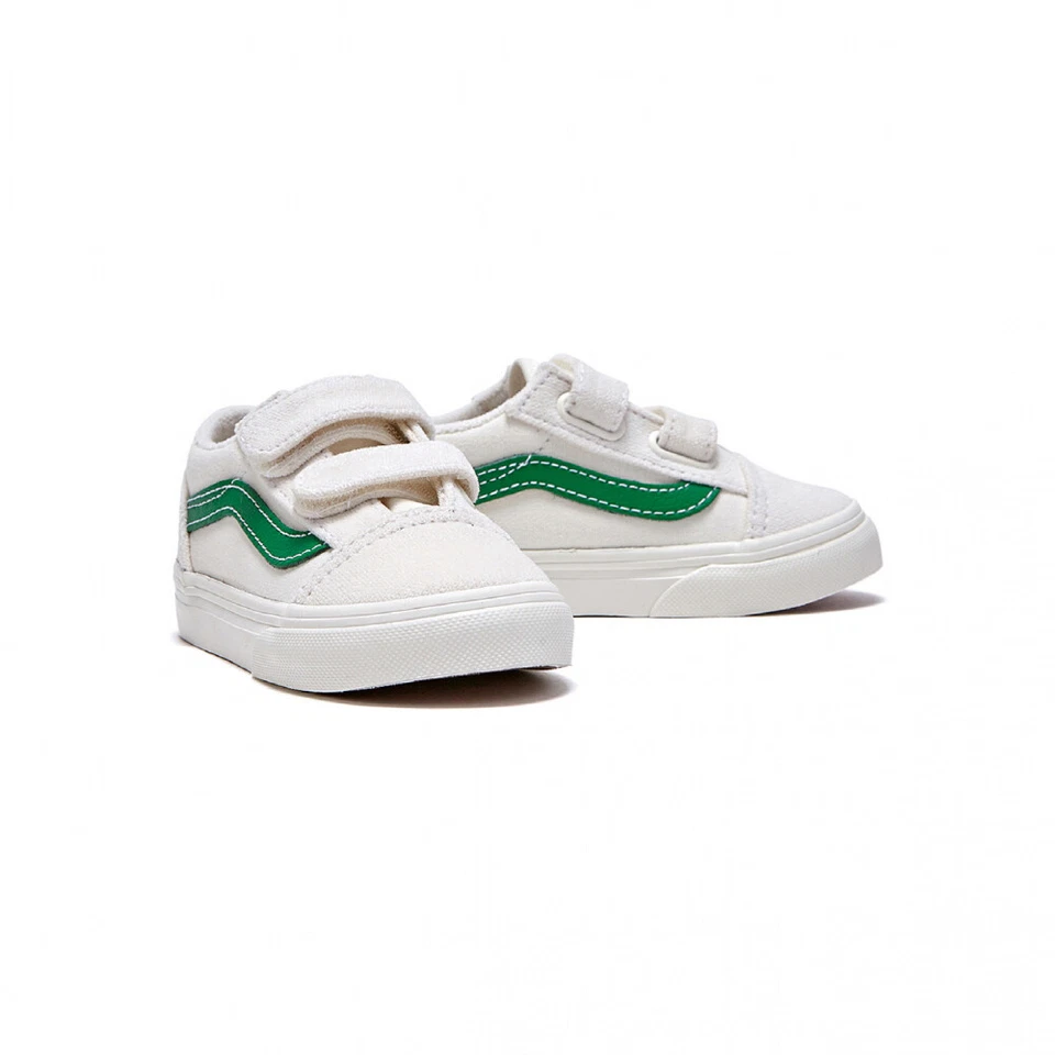 Nuevas VANS NIÑO GAMUZA VIEJA ESCUELA V VERDE VN000D3YRFX EE. UU. 5 - 9 TOMAS Foto 4 de 4