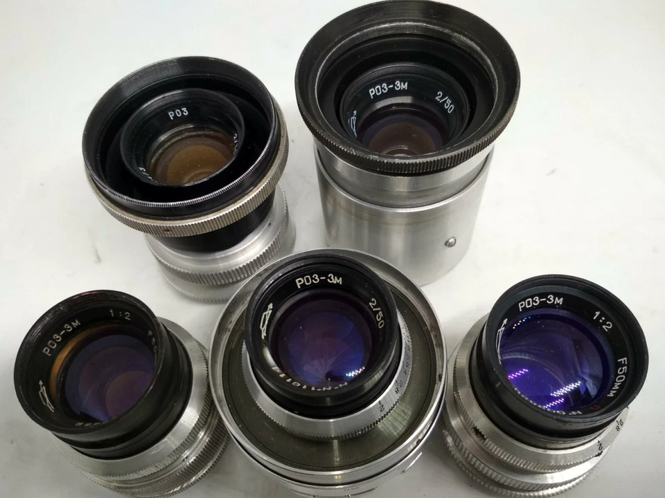 OKC PO3-3m 50mm f/2 M39 RFr mirroless cameras CZ Planar Copy Konvas OKC1-50-1 - Image 2 of 4