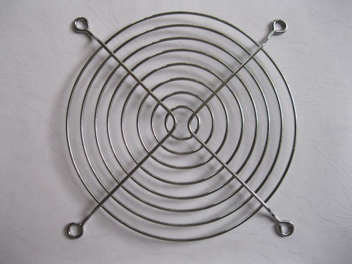 6pcs DC Fan Grill Protector Silver Metal Finger Guard for 120x120mm Fan Use 12cm - 第 1/1 張圖片