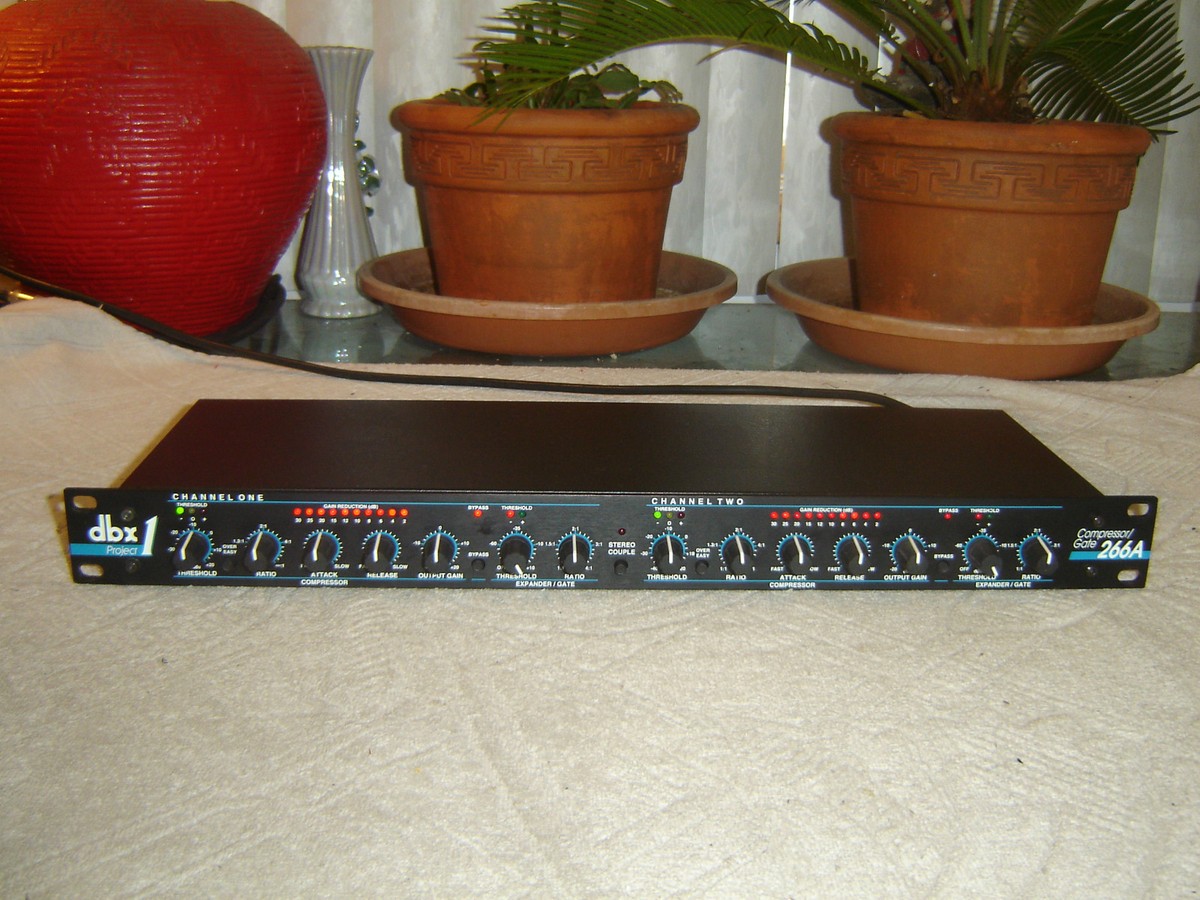 dbx 1 プリアンプ & 266A コンプレッサー/ゲート DBX Project 1 266 Compressor Gate | eBay