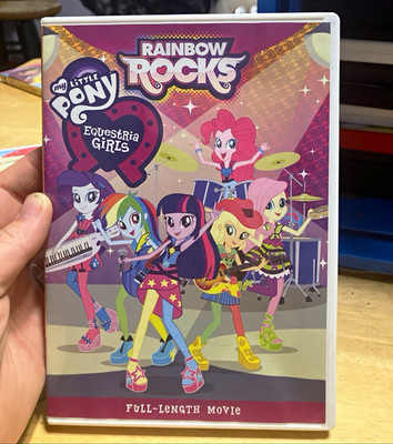 My Little Pony Equestria Girls: Rainbow Rocks DVD Movie w/ Tall DVD Case