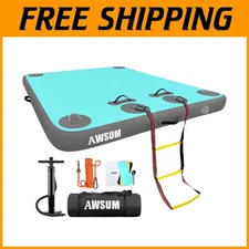 Inflatable Floating Dock Platform - Yoga Fishing Beach Pool