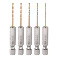 "5Stk 1/4\" Sechskant Schaft Bohrung Bits 1.5Mm Titanium Bits Set M35 Hss 62Mm"