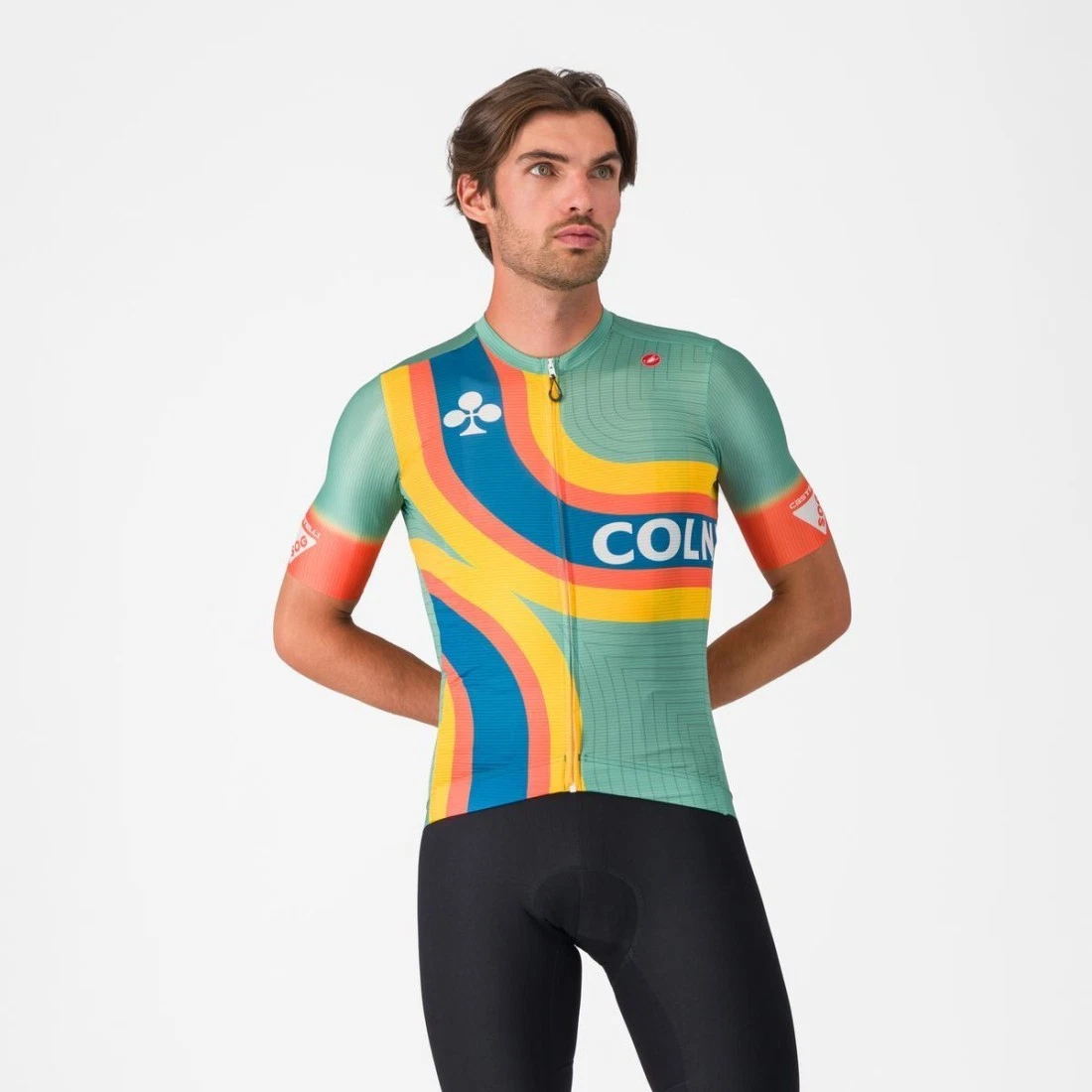 Preços baixos em Roupas de Ciclismo Castelli Multicolorido tamanho