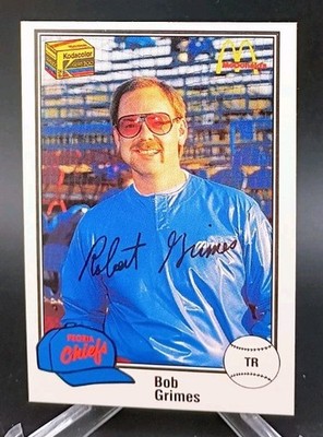 1989 Kodak Peoria Chiefs - Bob Grimes #32 (RC)