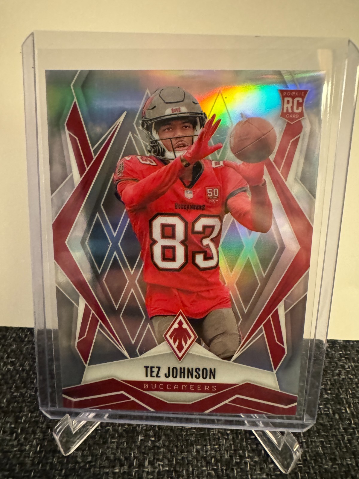 2025 Panini Phoenix 166 Tez Johnson Rookie Card Silver