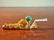 Vintage Manoil Dimestore M196 530 Machine Gunner Lying   NM 