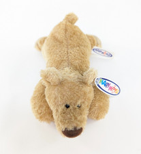 NEW Mary Meyer Flip Flops Sacks Bear Plush Honey Brown 9" Beanbag Vtg 1999