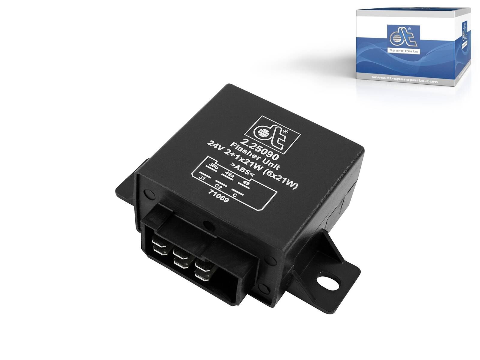 Relais de clignotant DT Spare Parts 2.25090 haute durabilité 24V pour professionnels