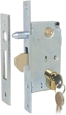 2x Schloss A Haken mit-Typ Klein für Schiebetore Art. 447/PB IBFM Eingang 40