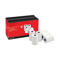5 Star Office Thermal Printer Rolls Single-Ply W57xD55xCore12.7mm 40m (Pack of