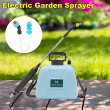 Battery Powered Garden Sprayer 1.35 Gallon Electric Sprayer Rechargeable Handle