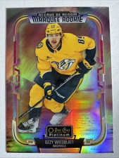 2025-26 O-Pee-Chee Platinum - Marquee Rookies Ozzy Wiesblatt #235 Sunset (RC)