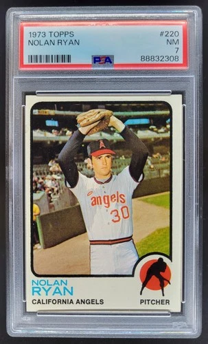 1973 Topps Nolan Ryan #220 PSA 7 California Angels JE2